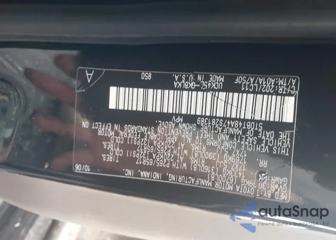 2007 Toyota Sequoia Limited V8 из США, поврежденный, VIN 5TDBT48A47S281389